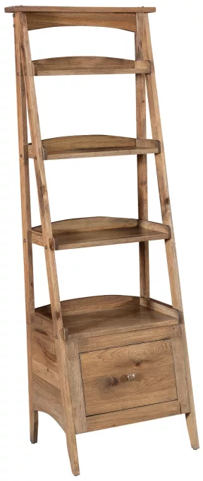 Braham 1-Drawer Ladder Shelf Bookcase