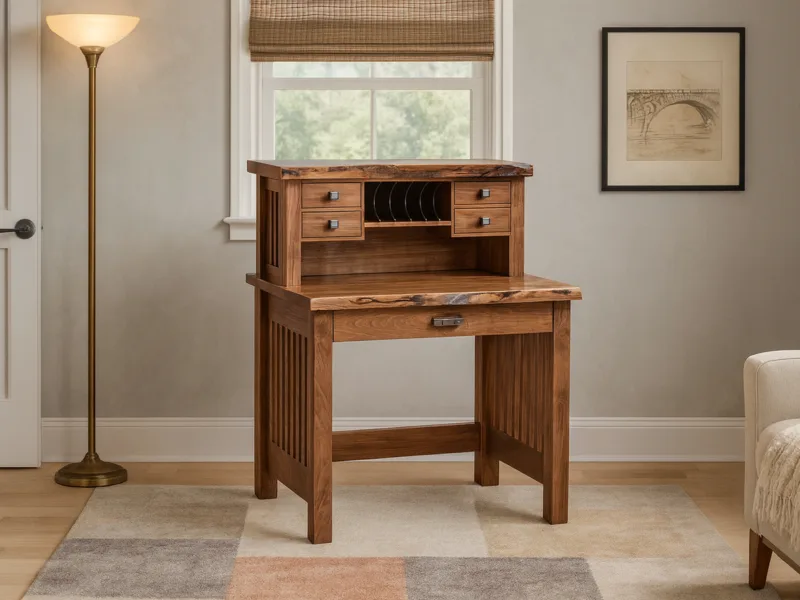 Breman Petite Live Edge Desk