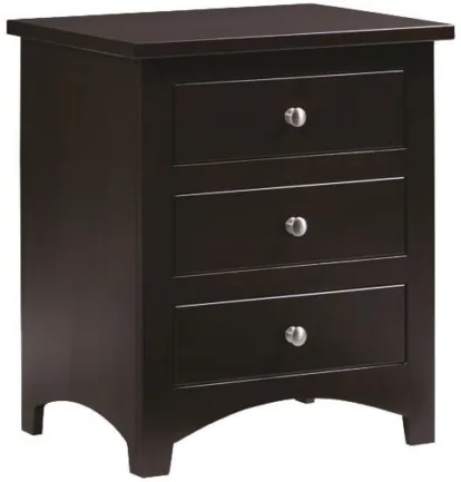 Bristol 3-Drawer Nightstand