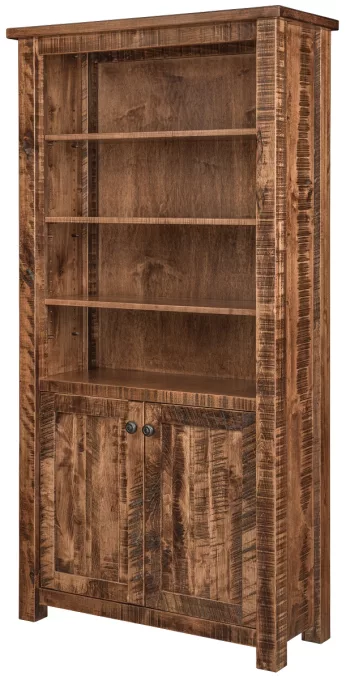 Brodnax Rustic Storage Bookshelf