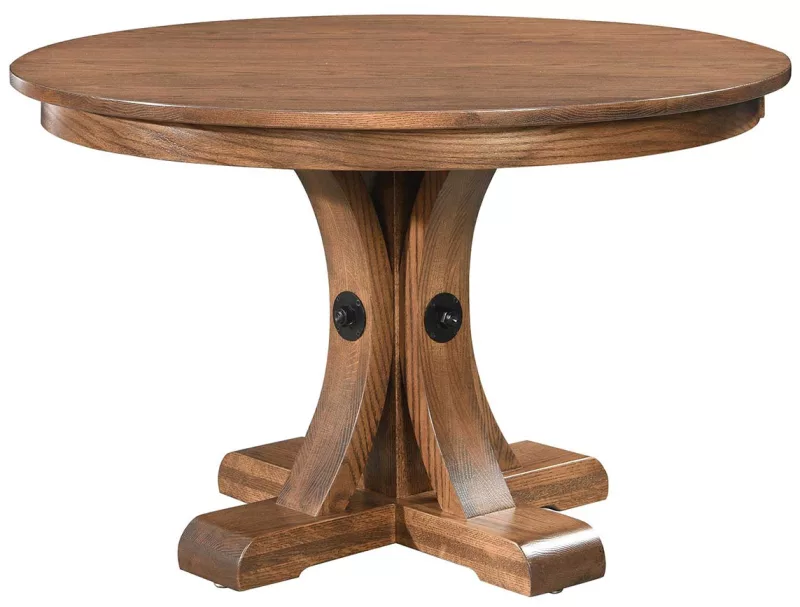 Brusly Pedestal Butterfly Leaf Table