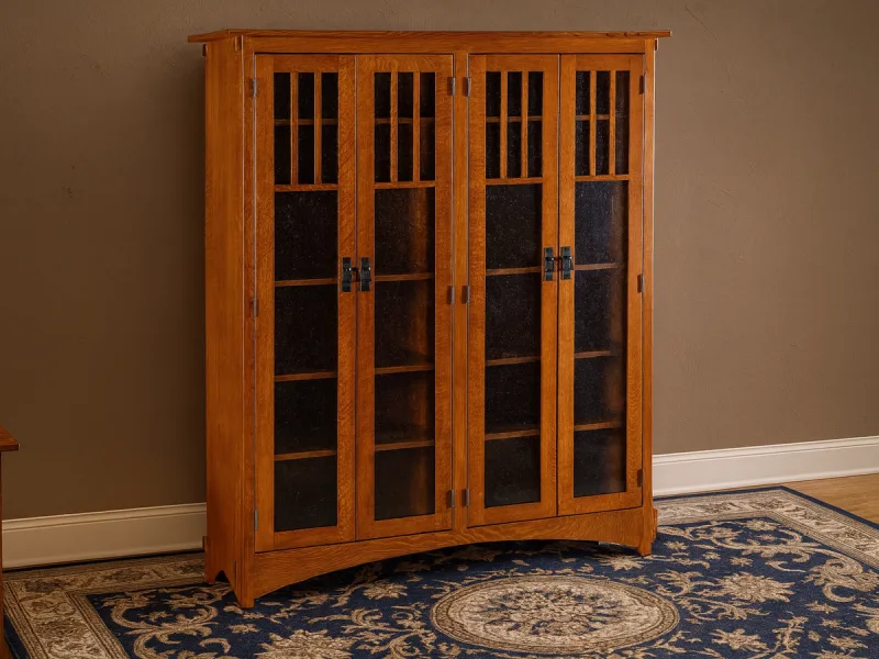 Canaan Mission 4-Door Bookcase