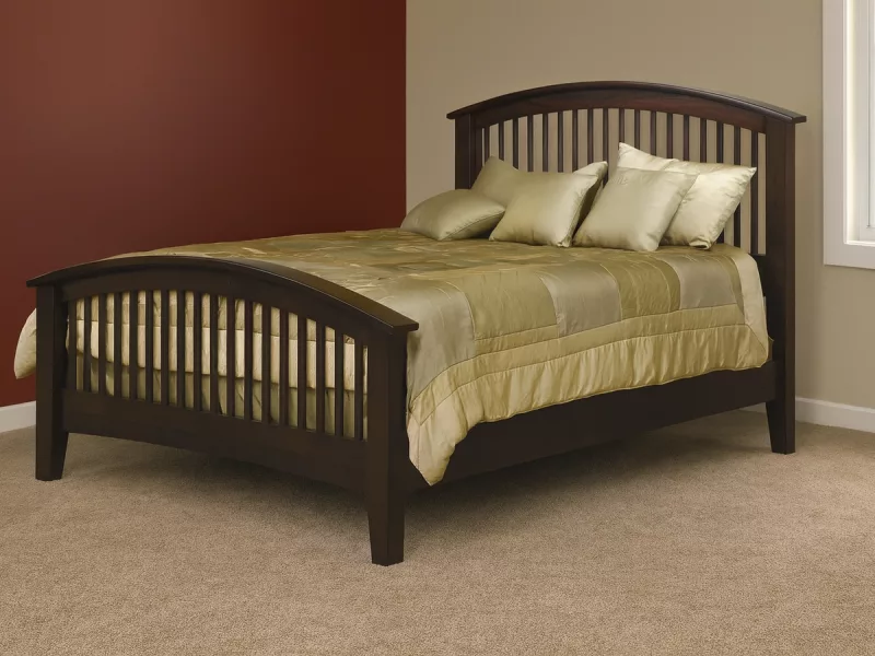 Cannes Mission Arched Slat Bed