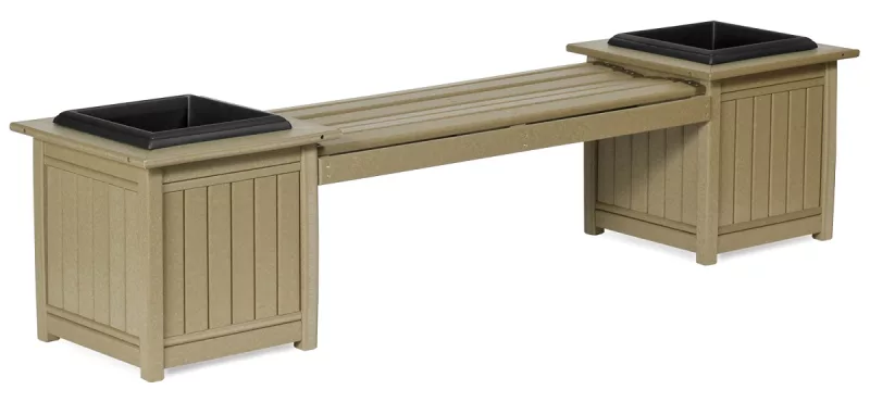Canova Beach Planter Bench