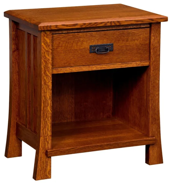 Casco Open Bedside Table
