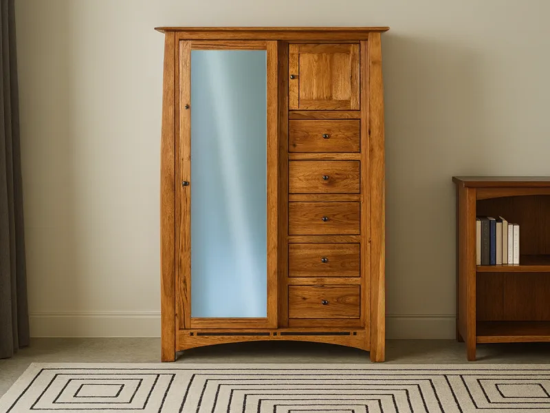 Castle Rock Sliding Door Armoire
