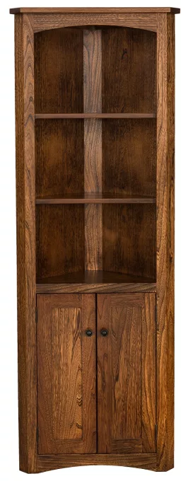 Cedar Key Corner Storage Bookcase
