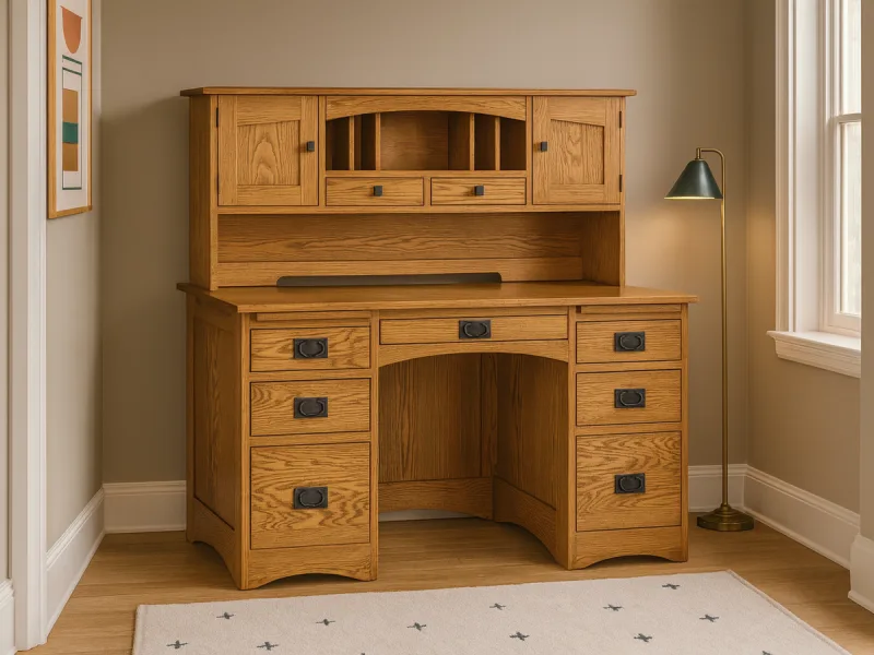 Cedar Key Hutch Top Desk