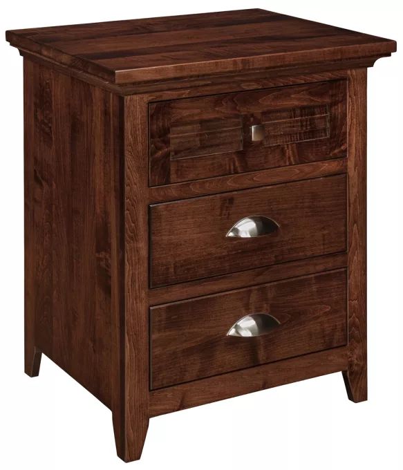 Cerro Gordo 3-Drawer Bedside Table