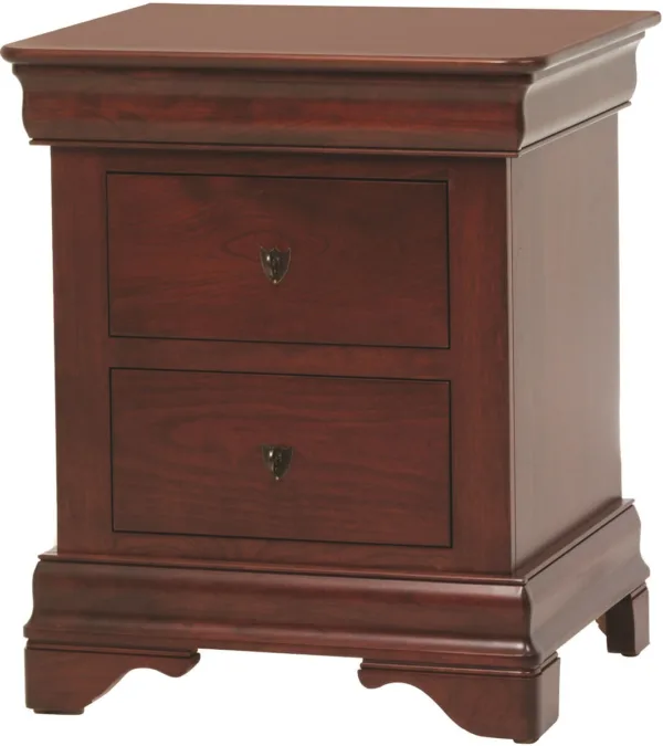 Charlemagne 3-Drawer Nightstand