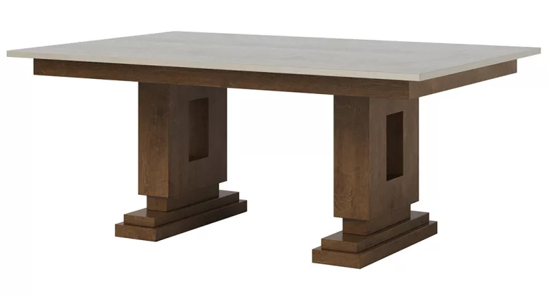 Clairton Double Pedestal Table