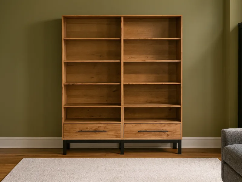Clay City Double Bookcase