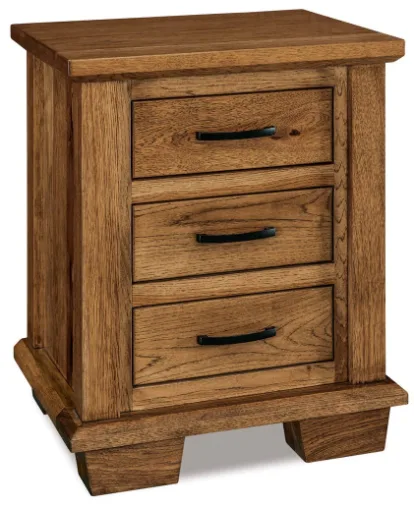 Coahoma 3-Drawer Nightstand