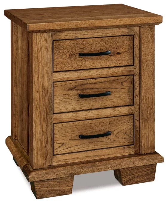 Coahoma 3-Drawer Nightstand