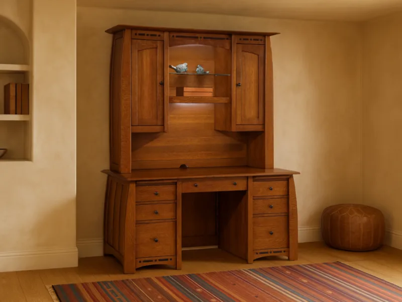 Coronado Hutch Top Desk
