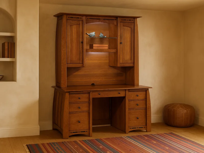 Coronado Hutch Top Desk