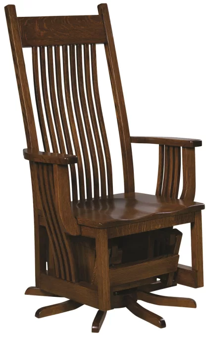 Deltana Wooden Swivel Glider