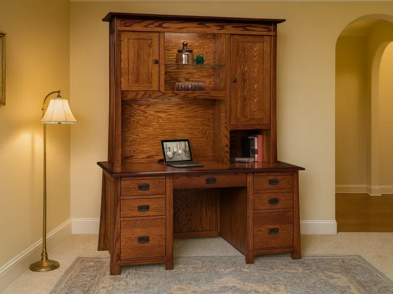 Dresden Hutch Top Desk