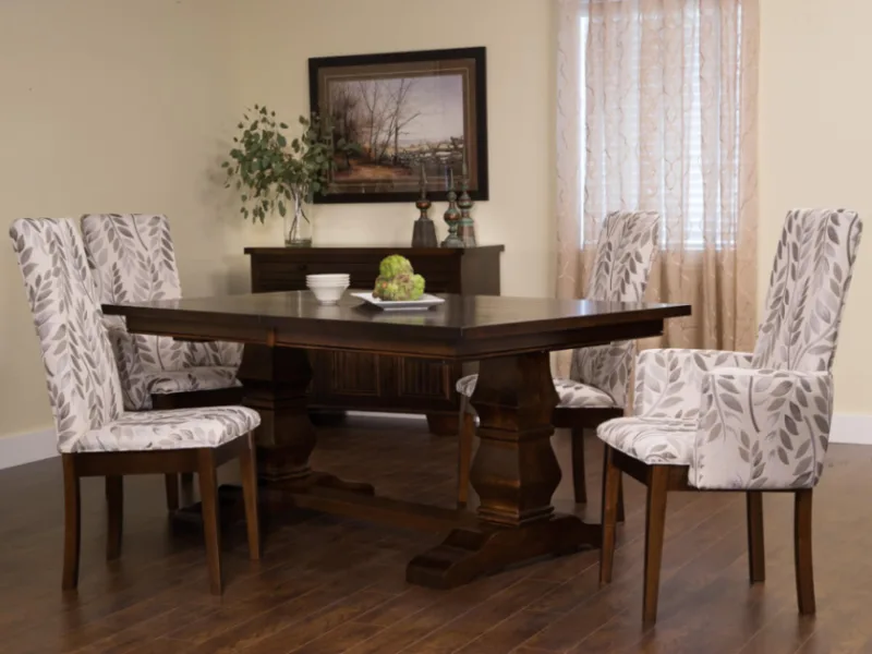 Duvall Plank Top Trestle Table