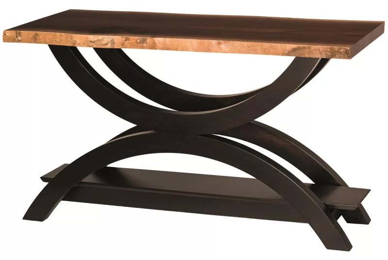 Echo Live Edge Console Table