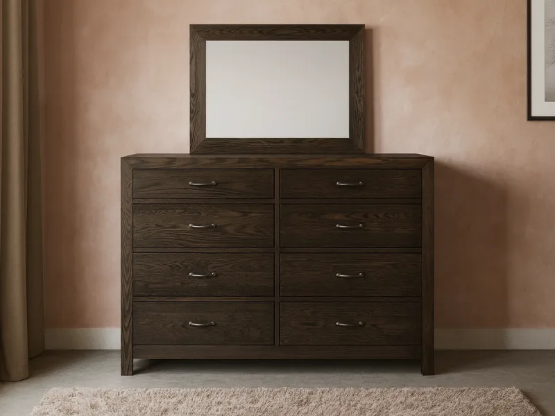 Eclectic 8-Drawer Dresser