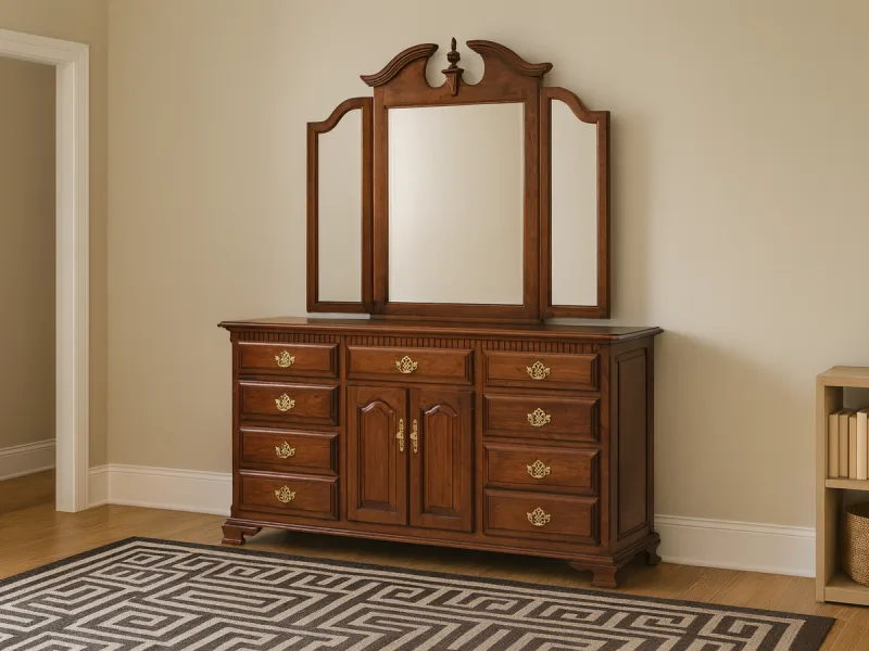 Elizabeth’s Tradition Dresser with Mirror