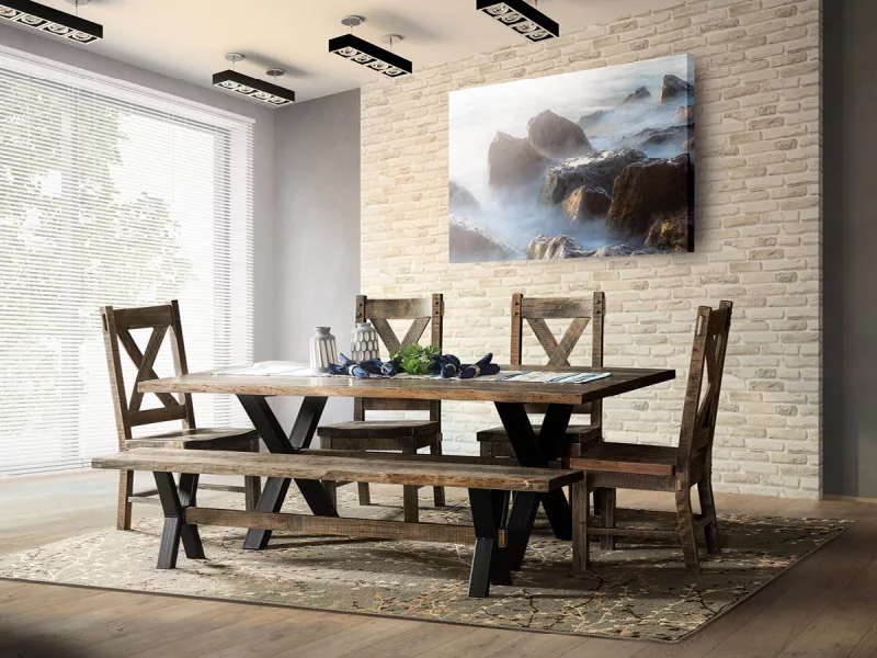 Eloy Modern Rustic Dining Set