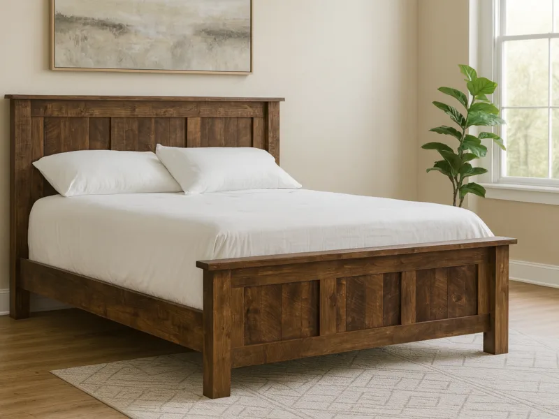 Elsmere Amish Rustic Bed