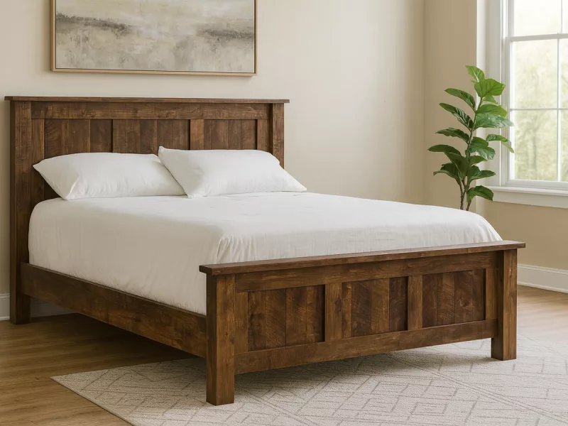 Elsmere Amish Rustic Bed