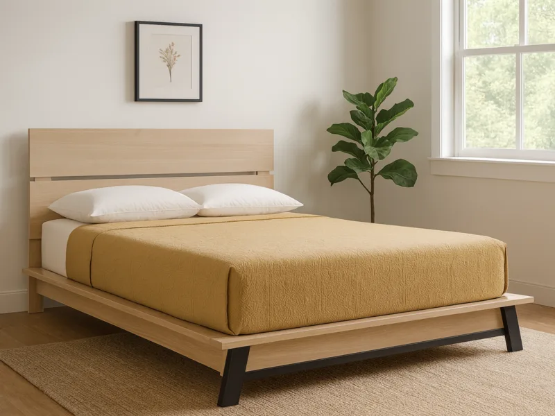 Evarts Mid-Century Platform Bed