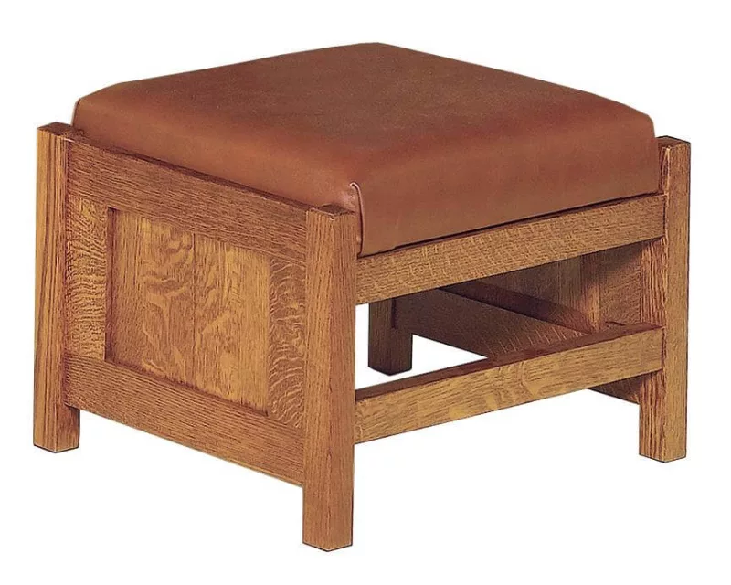 Ezra Paneled Ottoman