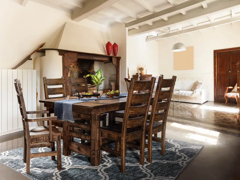 Feliciana Rustic Dining Set
