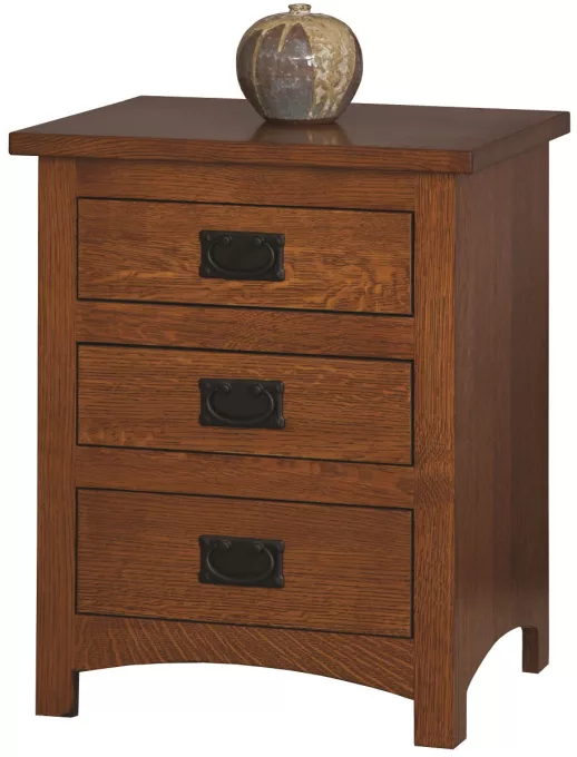 Felipe 3-Drawer Nightstand