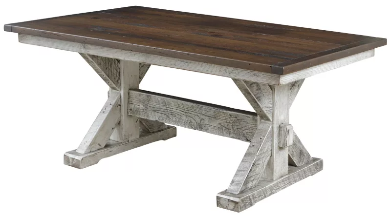 Fryeburg Reclaimed Trestle Table