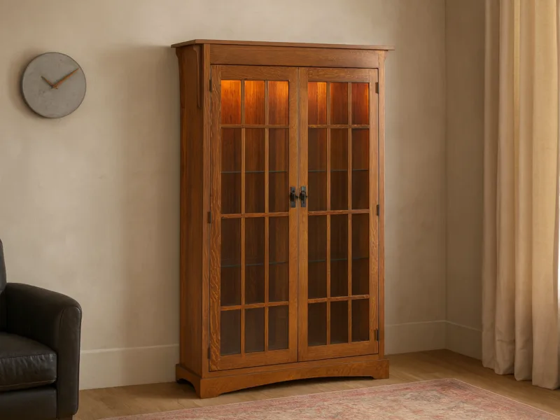 Gilliam Glass Door Hutch