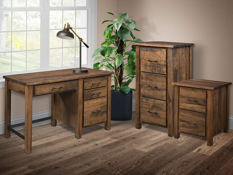 Greer Rustic Office Set