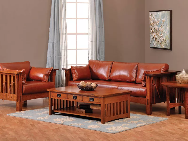 Healy Mission Living Room Set