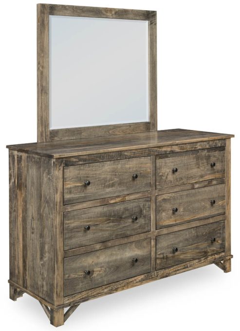 Helix Mirrored Dresser