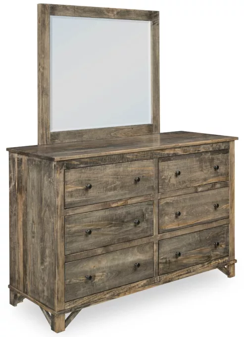 Helix Mirrored Dresser