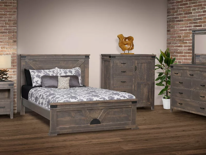 Hempstead Rustic Bedroom Set