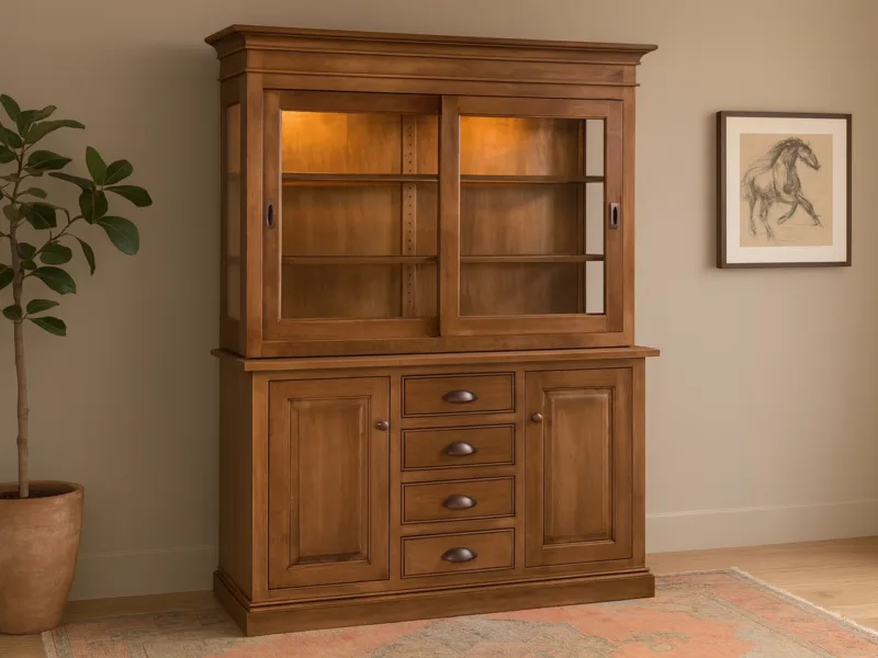 Kettle Falls Sliding Door Hutch