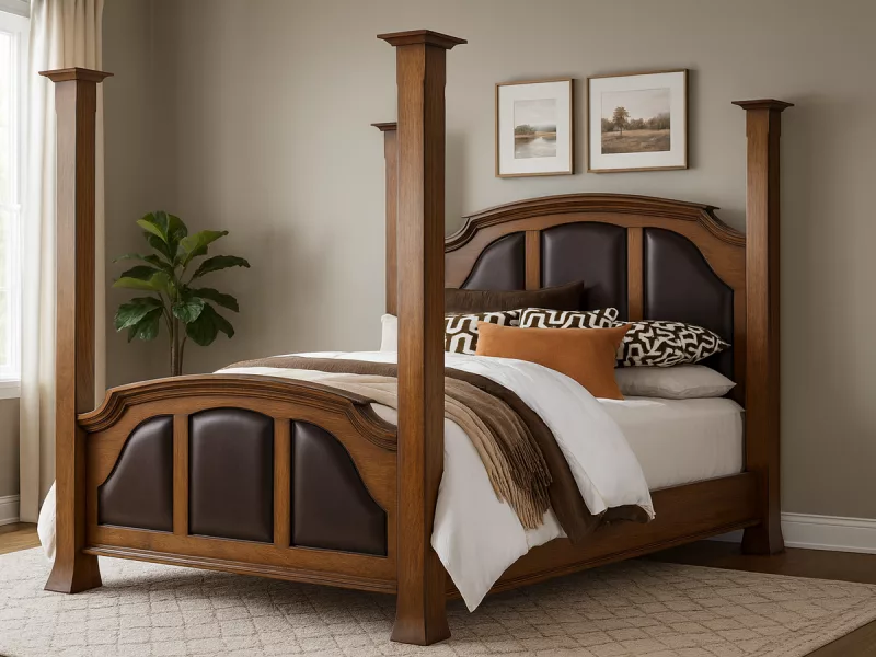 Lakewood Upholstered Post Bed