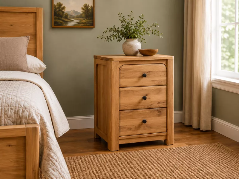 Larimore 3-Drawer Nightstand