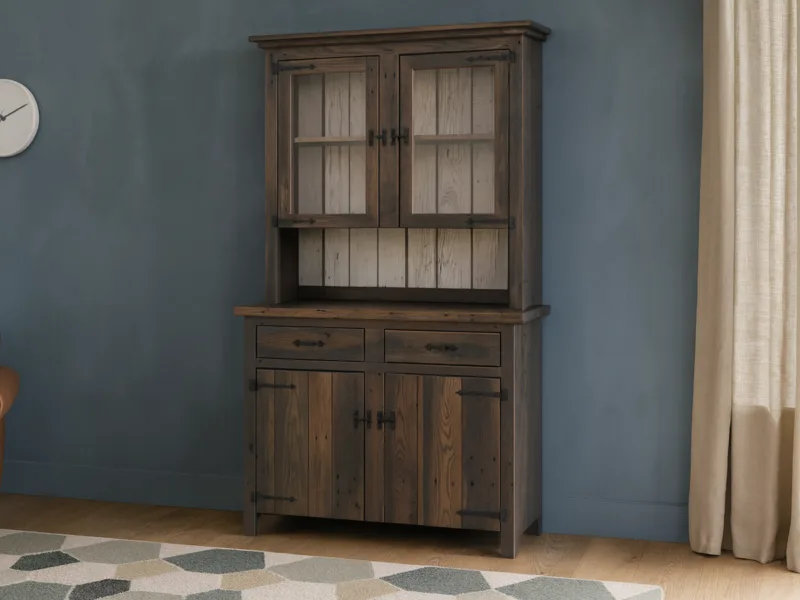 Limestone Reclaimed Dining Hutch