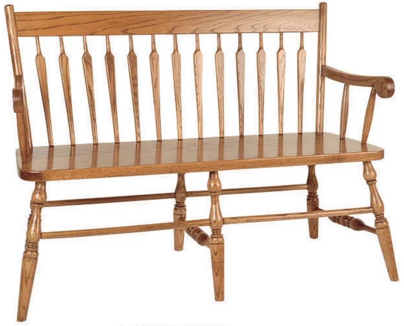 Little Rock Straight Back Bench
