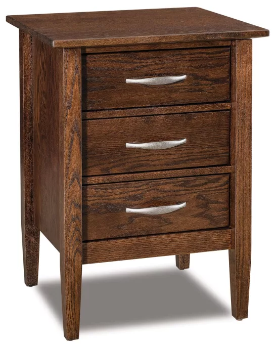 Luna 3-Drawer Nightstand