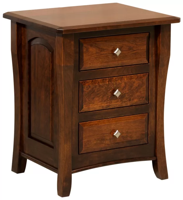 Luxembourg 3-Drawer Nightstand