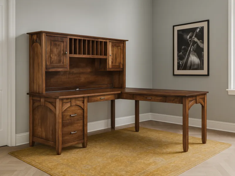 Maxwell Amish Corner Desk