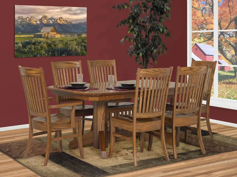 Mena Mission Dining Set
