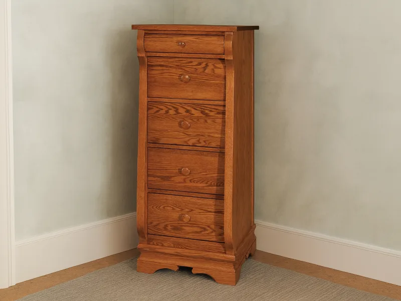 Milwaukee Sleigh 5-Drawer Lingerie Chest
